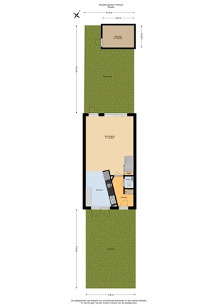 Floorplan - Woestduijnstraat 73, 1335 TS Almere